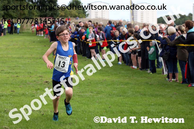 Under-11s Sunderland Harriers Open Cross Country. Photo: David T. Hewitson/Sports for All Pics